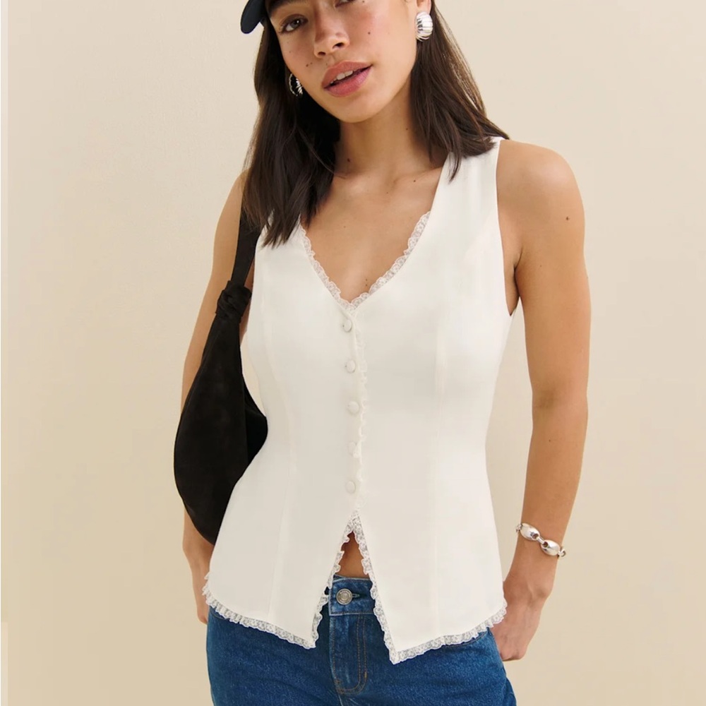 Reformation Skylar Top Gossamer